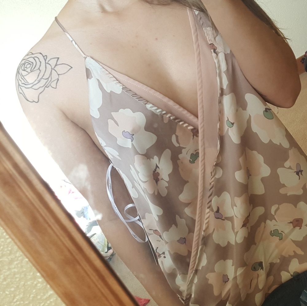 Lulus satin tank XS